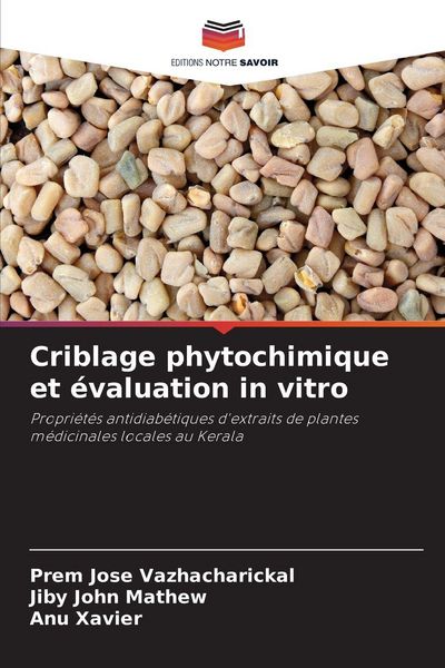 Produktbild: Criblage phytochimique et &eacute;valuation in vitro