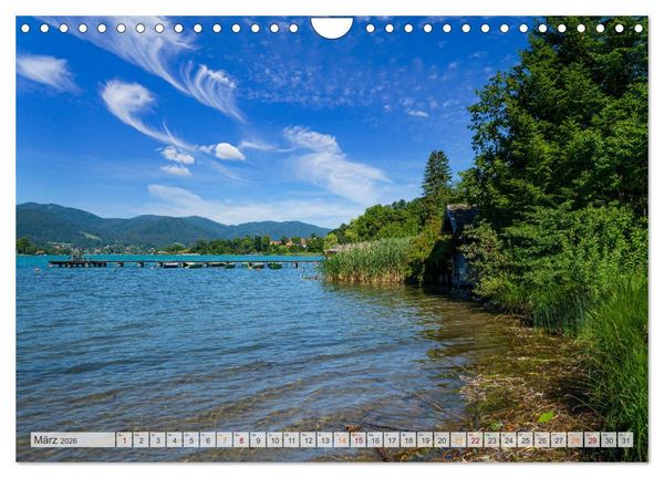Produktbild: Der Tegernsee - Urlaubsparadies Bayerische Voralpen (Wandkalender 2026 DIN A4 quer), CALVENDO Monatskalender