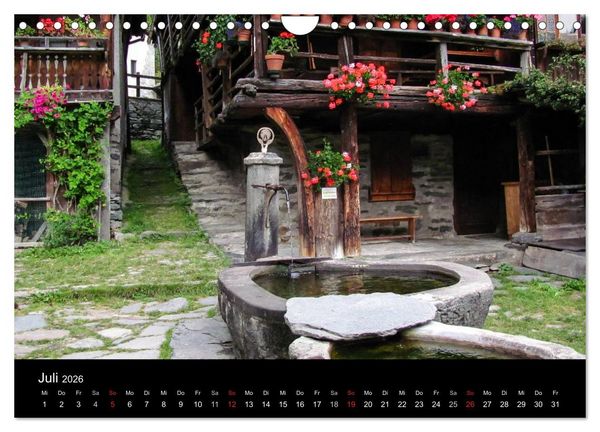 Produktbild: Grande Traversata delle Alpi - Wandern auf der GTA (Wandkalender 2026 DIN A4 quer), CALVENDO Monatskalender
