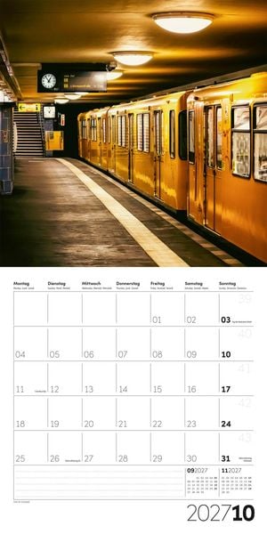 Produktbild: Die Farbe Gelb Kalender 2027 - 30x30 - Art12