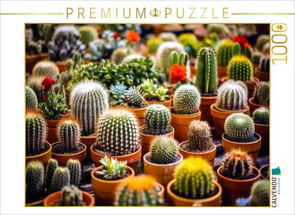 Produktbild: CALVENDO Puzzle Kaktuswunder | 1000 Teile Lege-Gr&ouml;&szlig;e 64x48cm Foto-Puzzle f&uuml;r gl&uuml;ckliche Stunden