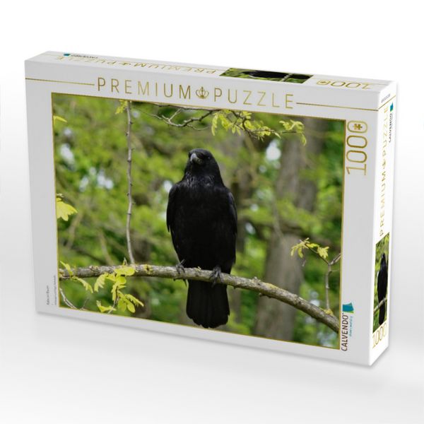 Produktbild: CALVENDO Puzzle Rabe im Baum | 1000 Teile Lege-Gr&ouml;&szlig;e 64x48cm Foto-Puzzle f&uuml;r gl&uuml;ckliche Stunden