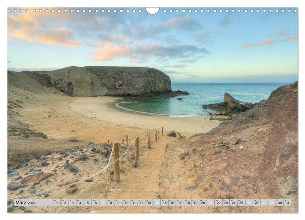 Produktbild: Wundersch&ouml;nes Lanzarote (Wandkalender 2027 DIN A3 quer), CALVENDO Monatskalender