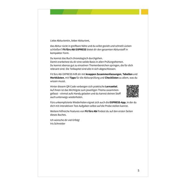 Produktbild: Fit f&uuml;rs Abi EXPRESS
