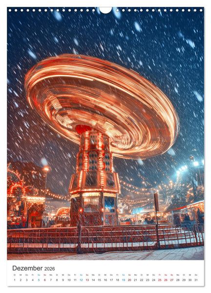 Produktbild: Lichtkarussell (Wandkalender 2026 DIN A3 hoch), CALVENDO Monatskalender