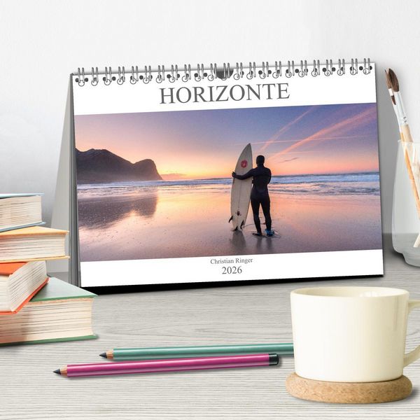 Produktbild: Horizonte (Tischkalender 2026 DIN A5 quer), CALVENDO Monatskalender