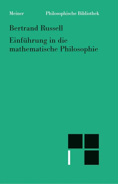 Produktbild: Einf&uuml;hrung in die mathematische Philosophie