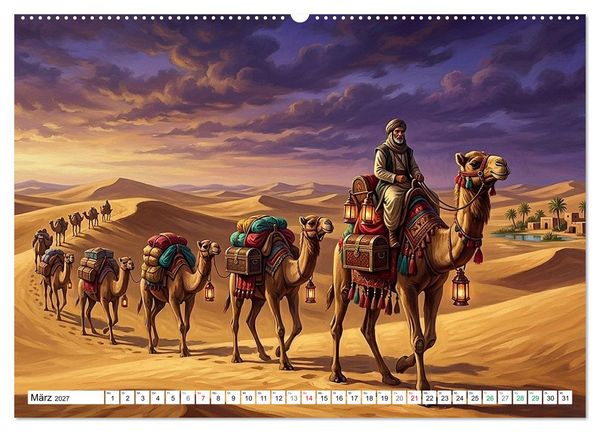 Produktbild: N&auml;chster Halt: Vergangenheit (hochwertiger Premium Wandkalender 2027 DIN A2 quer), Kunstdruck in Hochglanz