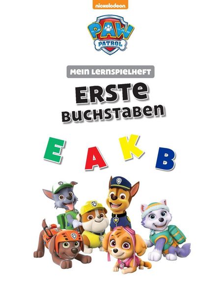 Produktbild: Mein Lernspielheft PAW Patrol Erste Buchstaben