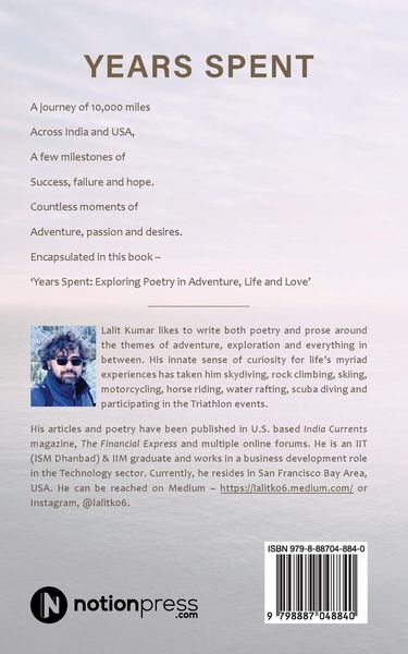 Produktbild: Years Spent: Exploring Poetry in Adventure, Life and Love