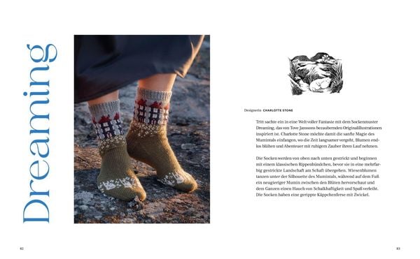 Produktbild: Die wunderbare Welt der Mumins: Das Skandi-Strickbuch