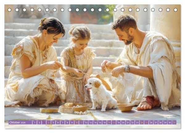 Produktbild: Die R&ouml;mer - K&auml;mpfe und Alltag (Tischkalender 2026 DIN A5 quer), CALVENDO Monatskalender