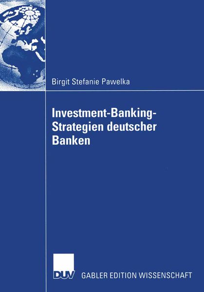 Produktbild: Investment-Banking-Strategien deutscher Banken