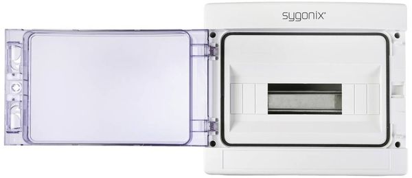 Produktbild: Sygonix SY-5491854 Kleinverteiler Oberfl&auml;chenmontage Anzahl Teilungen = 12 Anzahl Reihen = 1 Inhalt 1 St.
