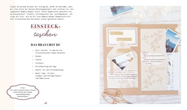 Produktbild: Memory Keeper – Vintage-Journaling und Scrapbooking mit fraeuleinfotofee