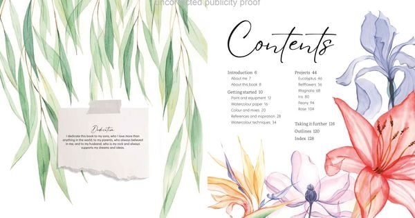 Produktbild: Aquarell trifft Bl&uuml;tenpoesie