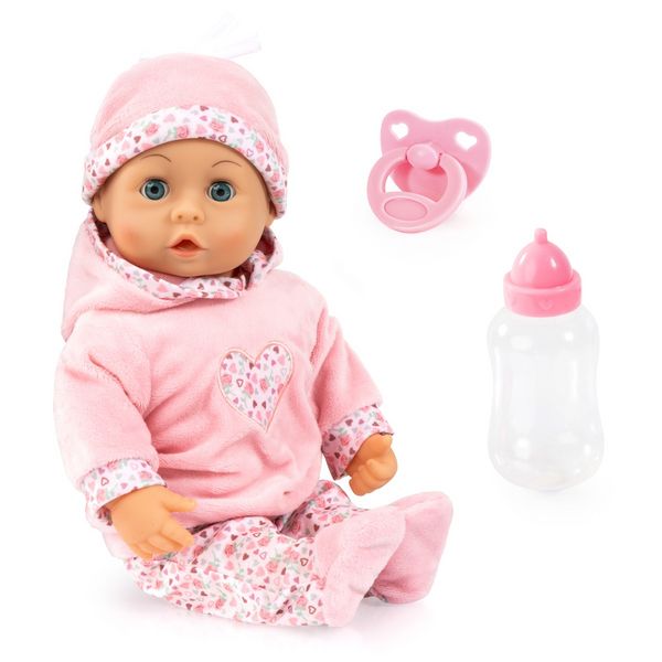 Produktbild: Puppe First Words Baby Herzen rosa 38cm