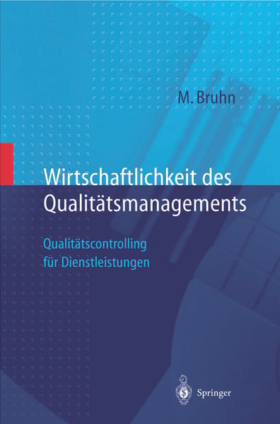 Produktbild: Wirtschaftlichkeit des Qualit&auml;tsmanagements