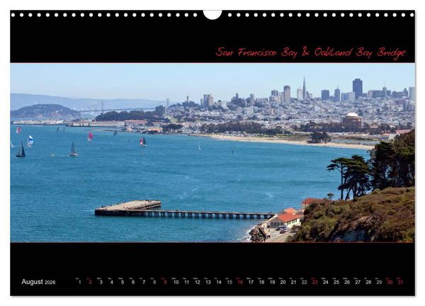 Produktbild: SAN FRANCISCO Panoramic Highlights (Wall Calendar 2026 DIN A3 landscape), CALVENDO 12 Month Wall Calendar