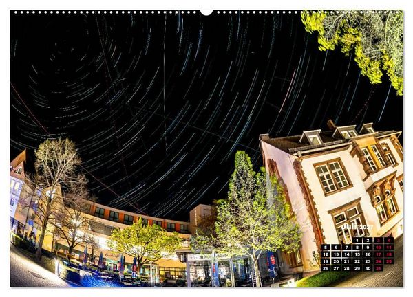 Produktbild: Sternspuren &uuml;ber Bad Hersfeld (hochwertiger Premium Wandkalender 2027 DIN A2 quer), Kunstdruck in Hochglanz