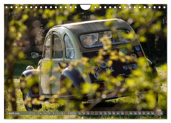 Produktbild: La deudeuche une voiture culte (Calendrier mural 2026 DIN A4 vertical), CALVENDO calendrier mensuel