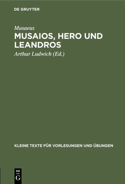 Produktbild: Musaios, Hero und Leandros