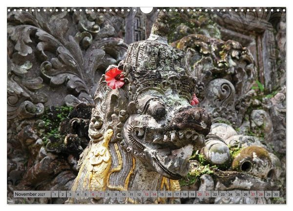 Produktbild: Bali - Tempelw&auml;chter und D&auml;monen (Wandkalender 2027 DIN A3 quer), CALVENDO Monatskalender