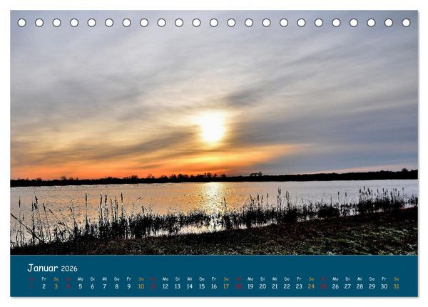Produktbild: Naturschutzgebiet W&uuml;mme (Tischkalender 2026 DIN A5 quer), CALVENDO Monatskalender