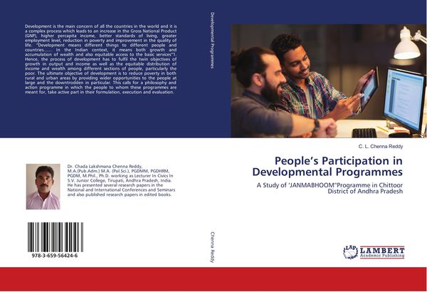 Produktbild: People's Participation in Developmental Programmes