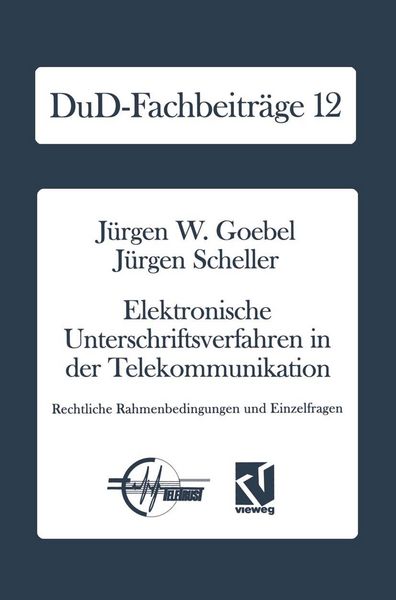 Produktbild: Elektronische Unterschriftsverfahren in der Telekommunikation