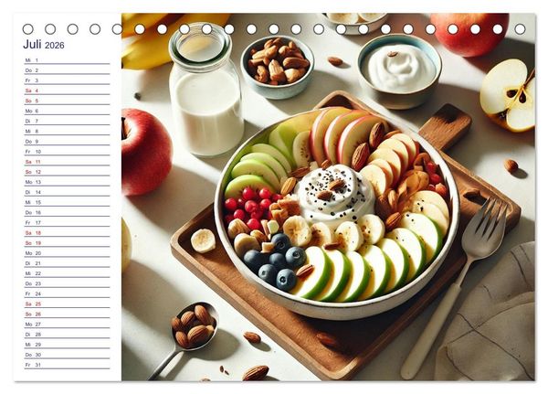Produktbild: Lunchpaket Love - Einfach, lecker, gesund (Tischkalender 2026 DIN A5 quer), CALVENDO Monatskalender
