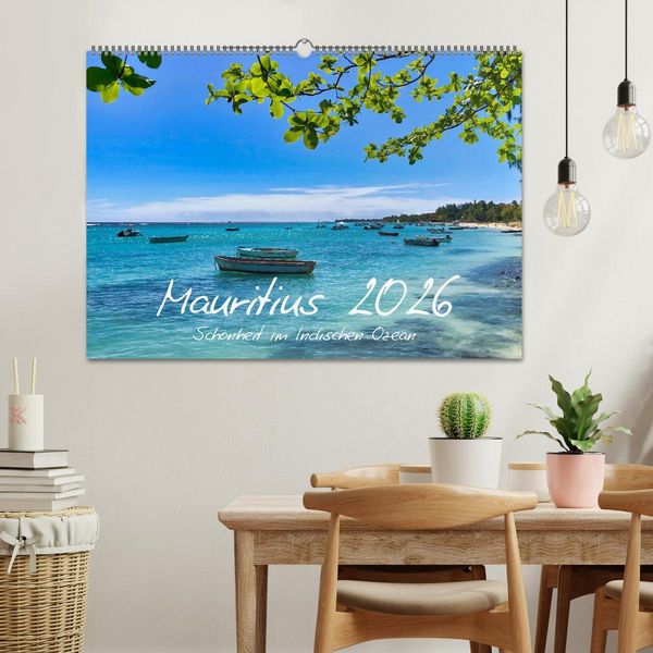 Produktbild: Mauritius - Sch&ouml;nheit im Indischen Ozean (Wandkalender 2026 DIN A2 quer), CALVENDO Monatskalender