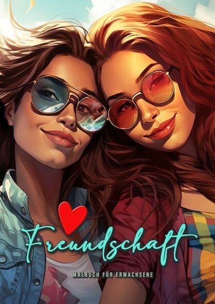 Freundschaft Malbuch für Erwachsene