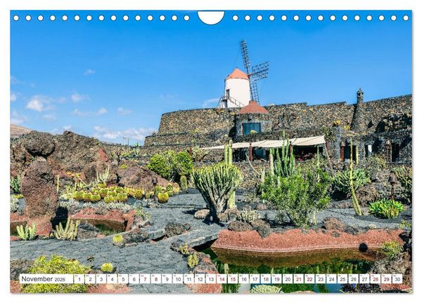 Produktbild: Lanzarote - Wo die Vulkane die Landschaft formten (Wandkalender 2026 DIN A4 quer), CALVENDO Monatskalender
