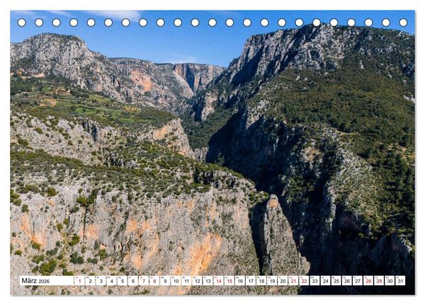 Produktbild: Landschaften der T&uuml;rkei (Tischkalender 2026 DIN A5 quer), CALVENDO Monatskalender