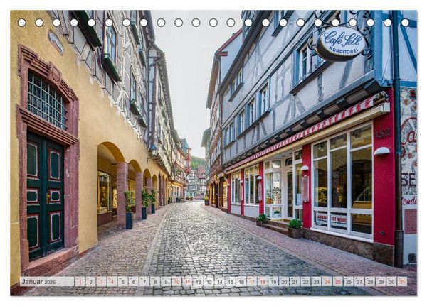 Produktbild: Miltenberg Impressionen (Tischkalender 2026 DIN A5 quer), CALVENDO Monatskalender