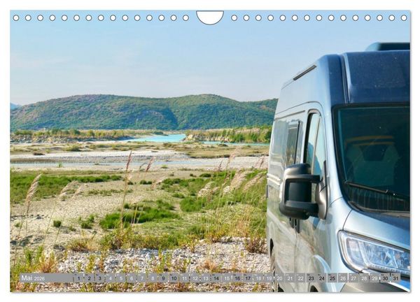 Produktbild: Vanlife, Camping - Freiheit - Weiterreisen (Wandkalender 2026 DIN A4 quer), CALVENDO Monatskalender