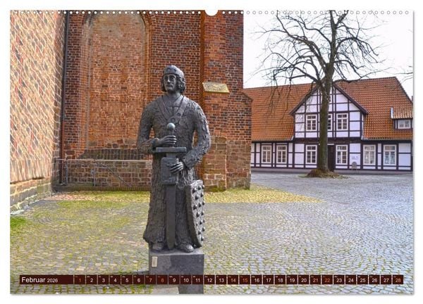 Produktbild: Nienburg - Weser (hochwertiger Premium Wandkalender 2026 DIN A2 quer), Kunstdruck in Hochglanz