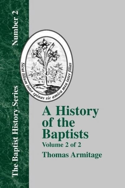 Produktbild: A History of the Baptists - Vol. 2