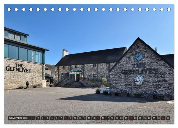 Produktbild: Whisky Distillery - Schottische Brennereien (Tischkalender 2026 DIN A5 quer), CALVENDO Monatskalender