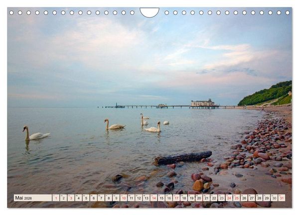 Produktbild: Urlaubsparadies R&uuml;gen (Wandkalender 2026 DIN A4 quer), CALVENDO Monatskalender