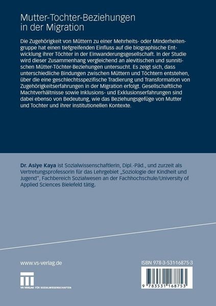 Produktbild: Mutter-Tochter-Beziehungen in der Migration