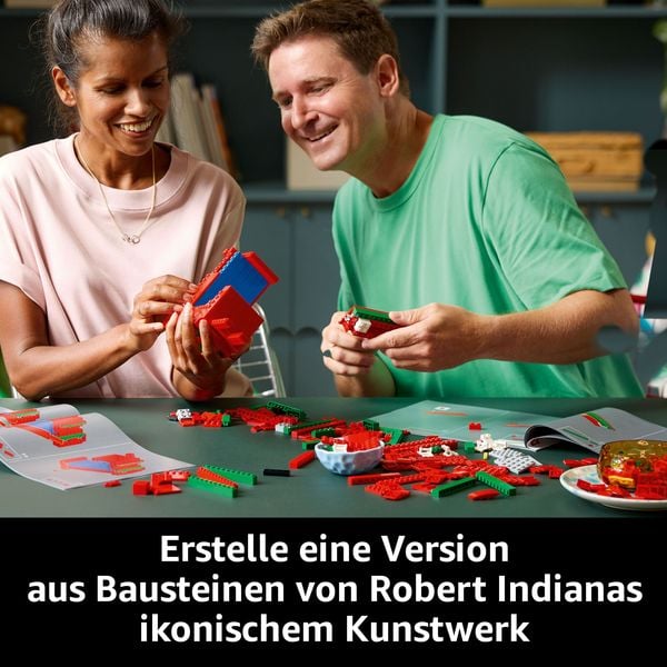 LEGO Art LOVE, Bauset für Erwachsene, Wohn- und Büro-Deko 31214
