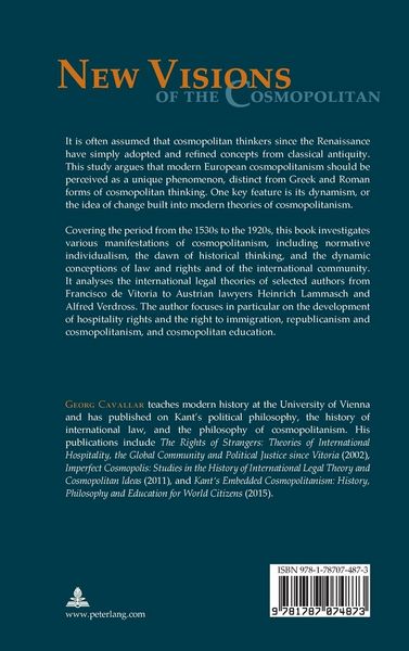 Produktbild: Theories of Dynamic Cosmopolitanism in Modern European History
