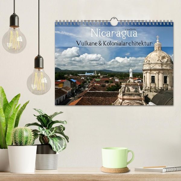 Produktbild: Nicaragua - Vulkane und Kolonialarchitektur (Wandkalender 2026 DIN A4 quer), CALVENDO Monatskalender