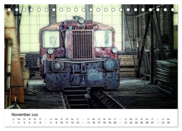 Produktbild: Auf eisernen Wegen - Faszination Bahn (Tischkalender 2026 DIN A5 quer), CALVENDO Monatskalender