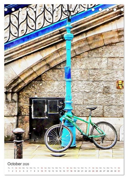 Produktbild: A Year Of Bicycles (Desk Calendar 2026 DIN A5 portrait), CALVENDO 12 Month DeskCalendar