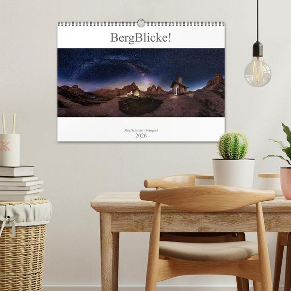 Produktbild: BergBlicke! (Wandkalender 2026 DIN A3 quer), CALVENDO Monatskalender
