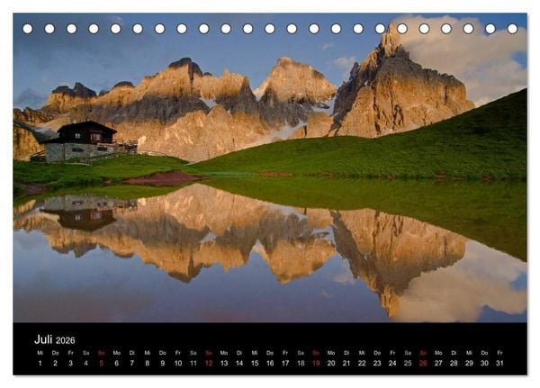 Produktbild: Alpen (Tischkalender 2026 DIN A5 quer), CALVENDO Monatskalender