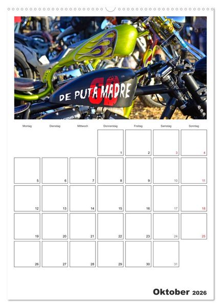 Produktbild: Best of Harley-Davidson Custom-Style 2026 (hochwertiger Premium Wandkalender 2026 DIN A2 hoch), Kunstdruck in Hochglanz